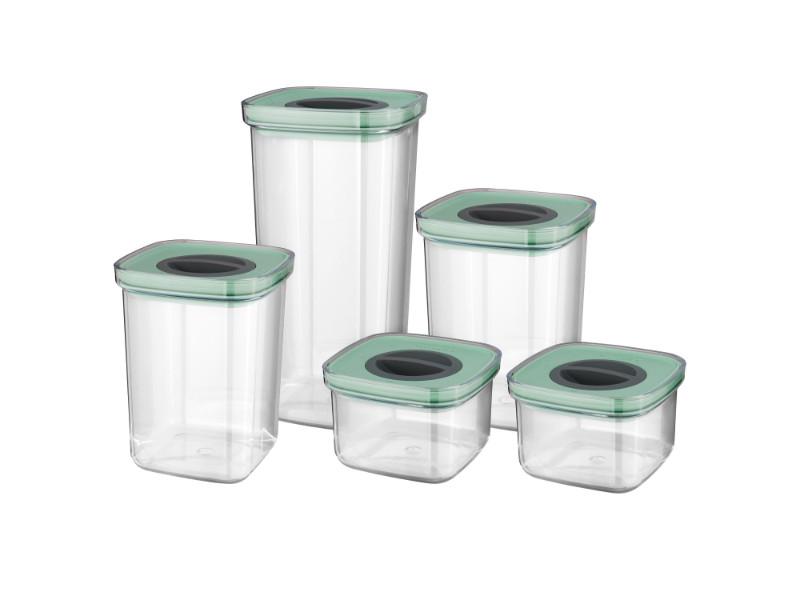 BergHOFF Leo 5 PC Smart Seal Food Container Set Green