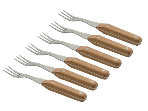 Image 2 of CollectNCook Stainless Steel Steak Fork, Set of 6
