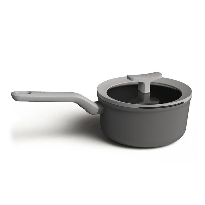 Image 4 of Leo 5Pc Non-Stick Cookware Set, Grey